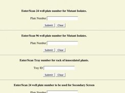 PACLIMS entry Page