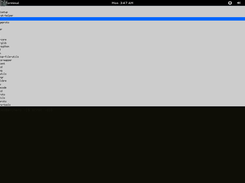 Packages menu