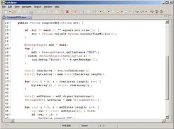 Eclipse Colorer editor with Java syntax highlighting