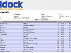 A race result