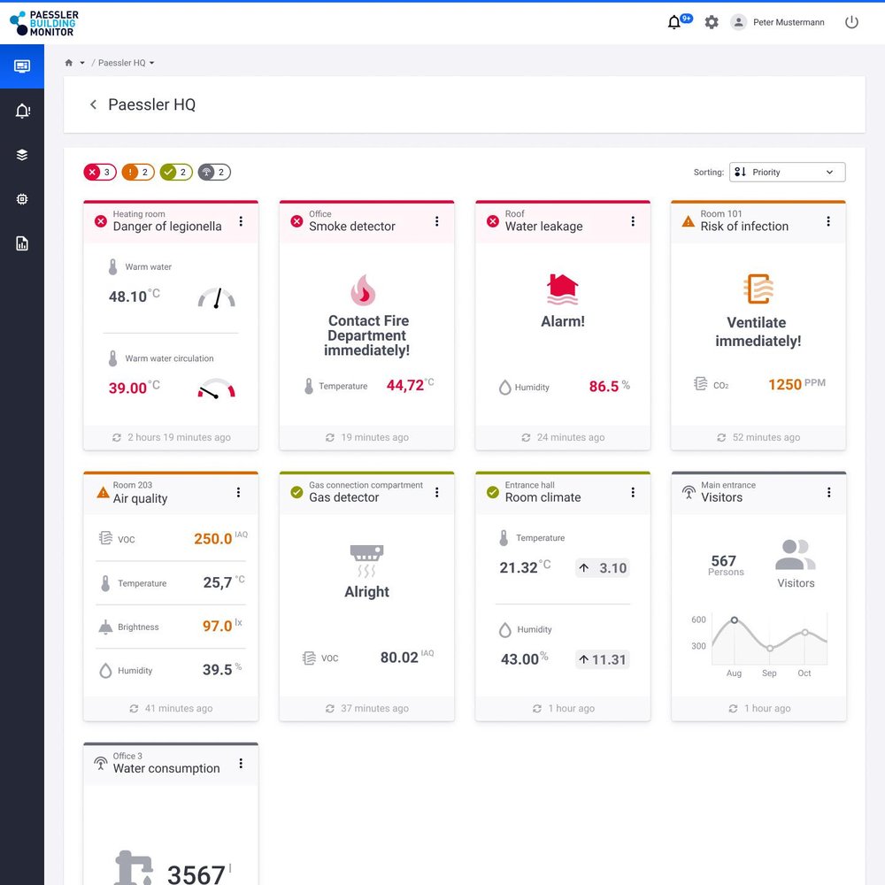 Paessler Building Monitor Screenshot 1