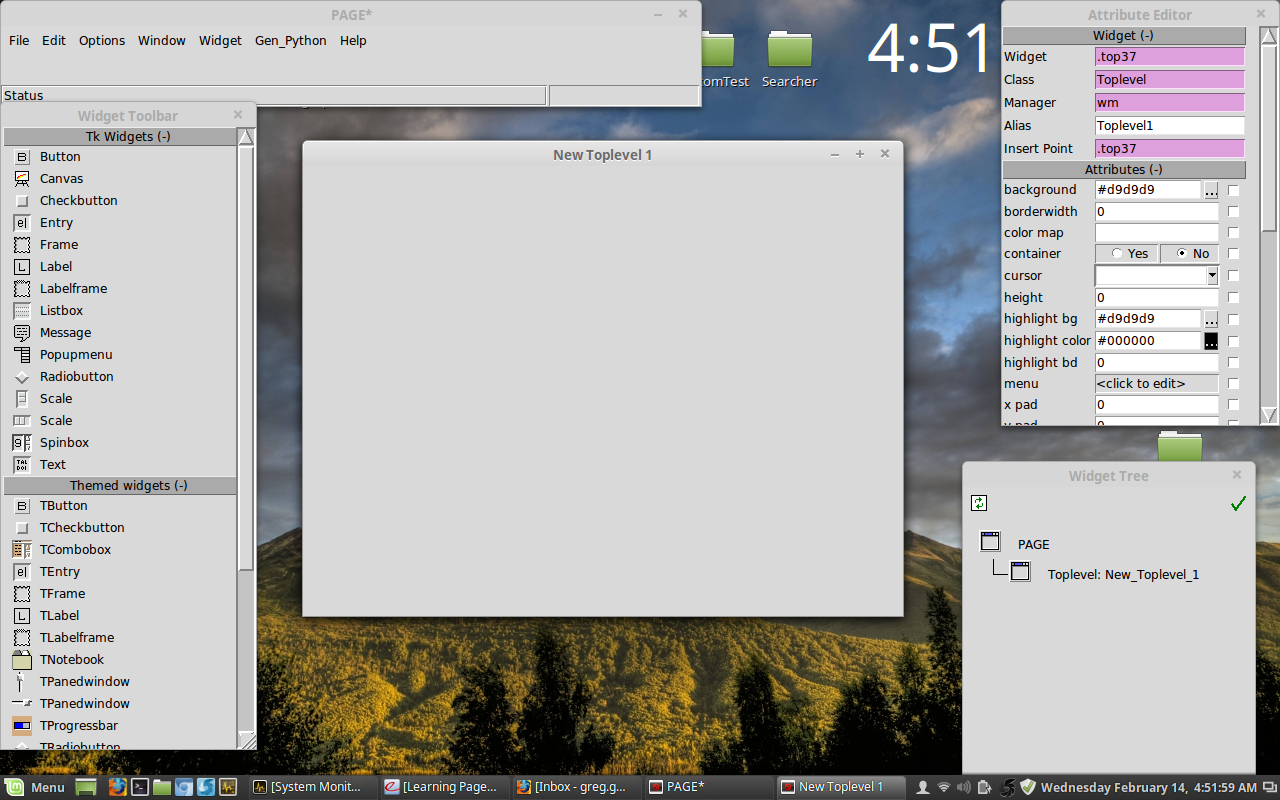 Python Tkinter Gui Builder