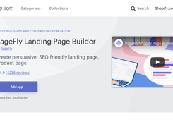 PageFly on Shopify App Store