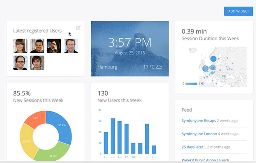 Pagekit Screenshot 1