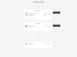 Workflows to route proofs