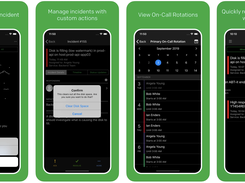 Manage and respond to incidents via the mobile app on both iOS and Android