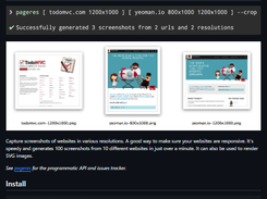 Pageres CLI Screenshot 1