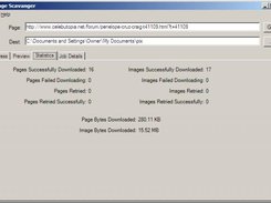 Page Scavenger 2.0 Beta Statistics Page