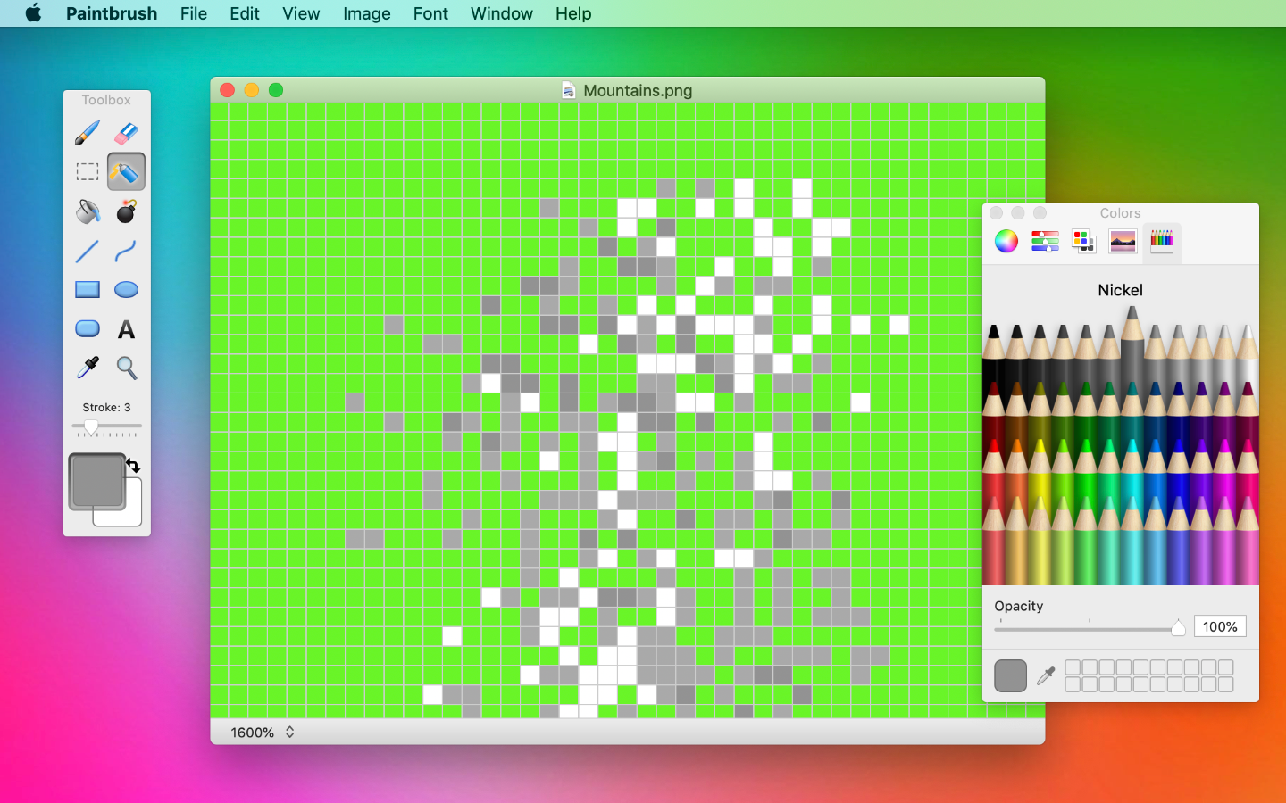 how to draw selection paintbrush mac