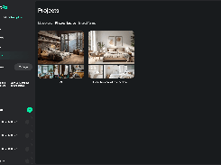 Projects: organize rooms and compare versions side-by-side