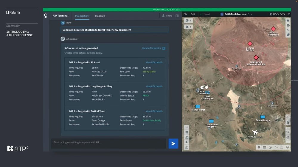 Palantir AIP Screenshot 1