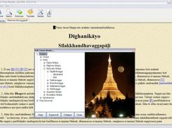 Pali Text Reader - current screenshot