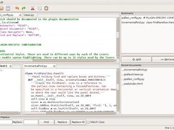 Pallavi 0.5: IDE-like view with several docking windows open