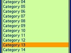 Category List 480x320