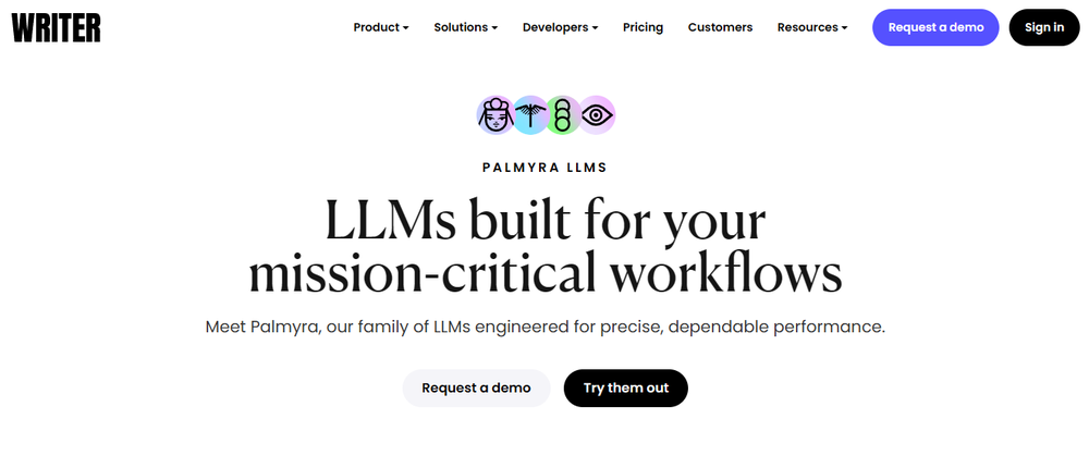 Palmyra LLM Screenshot 1