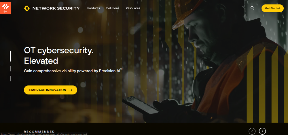 Palo Alto Networks Industrial OT Security Screenshot 1