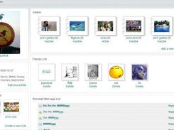 user profile page