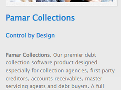 Pamar Collection System Screenshot 1