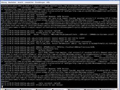 A successfull authorization using pam_xacml (syslog, debug)