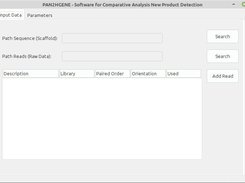 Input Data and Parameters window