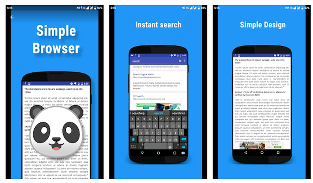 Panda Browser Screenshot 1