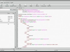 Main window with code view