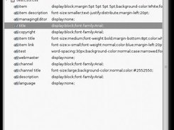 Styles of a CSS