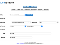 Screenshot PanDocElectron