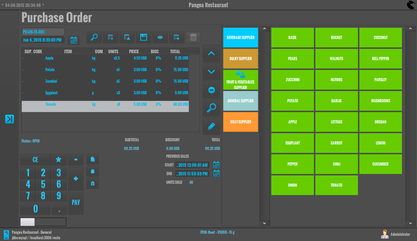 Pangea Open POS download SourceForge