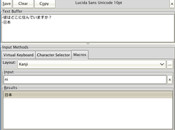 Japanese macro input