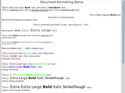 Basic Formatting