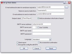 Configuration window (version 2.6)