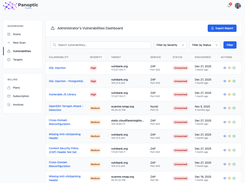 Vulnerabilities Dashboard