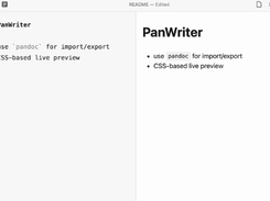 PanWriter Screenshot 1