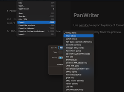 PanWriter Screenshot 2