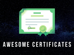 awesome certificates free courses