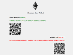 Ethereum Cold Wallet