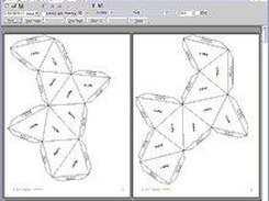 Print preview: 3v geodesic breakdown of an icosahedron