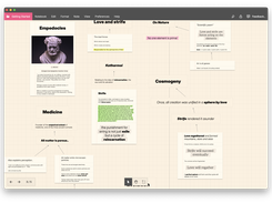 Loose Thought - mindmap of pre-Socratic philosophy