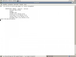 PAP 0.1 - Edit table structure.