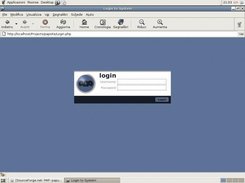 PAP 0.1 - Login page.