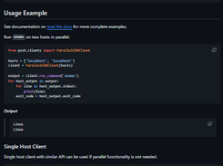 parallel-ssh Screenshot 1