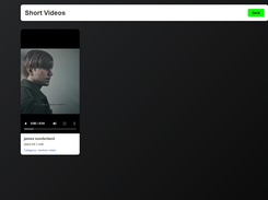 short video display page