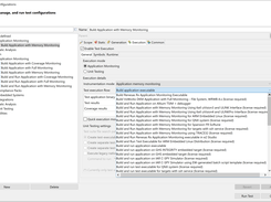 Build Application with Memory Monitoring