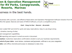 PARCS Reservation Software Screenshot 1