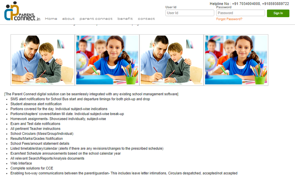 Parent Connect Screenshot 1