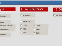 VB Concept Design - Genre/Era Filters Menu