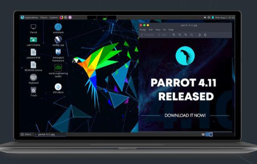 Parrot OS Screenshot 1