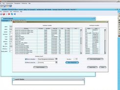 Workspace widgets are connected to a central database.