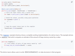 Parser for Rust source code Screenshot 1